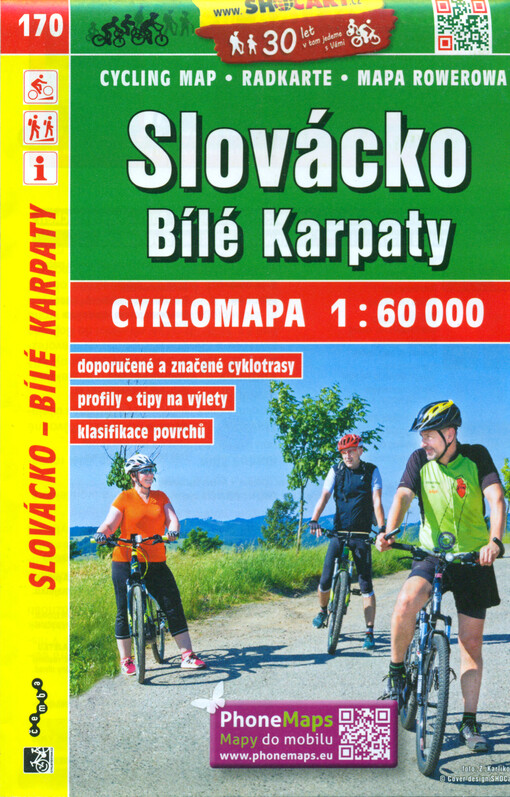 Slovácko, Bílé Karpaty : cyklomapa 1:60 000