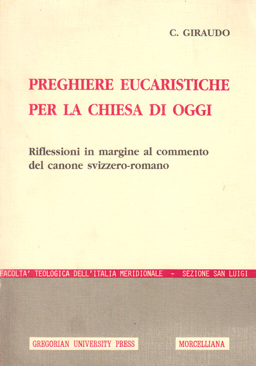 Preghiere eucaristiche per la Chiesa di oggi
