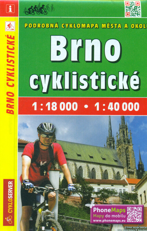 Brno cyklistické : podrobná cyklomapa města a okolí