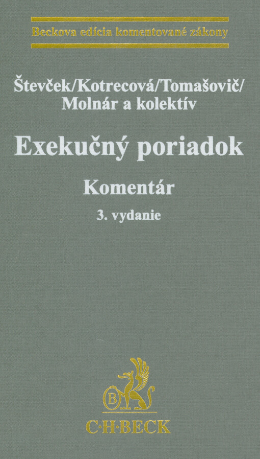 Exekučný poriadok : komentár