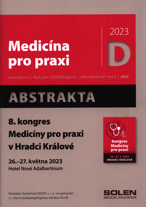 ... kongres Medicíny pro praxi v Hradci Králové - kongres pro praktické lékaře : abstrakta