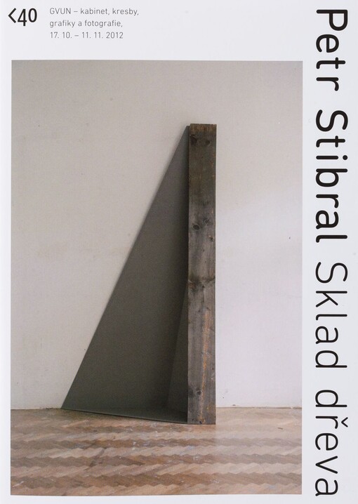 Petr Stibral :sklad dřeva : GVUN - kabinet kresby, grafiky a fotografie, 17.10.-11.11.2012 : <40