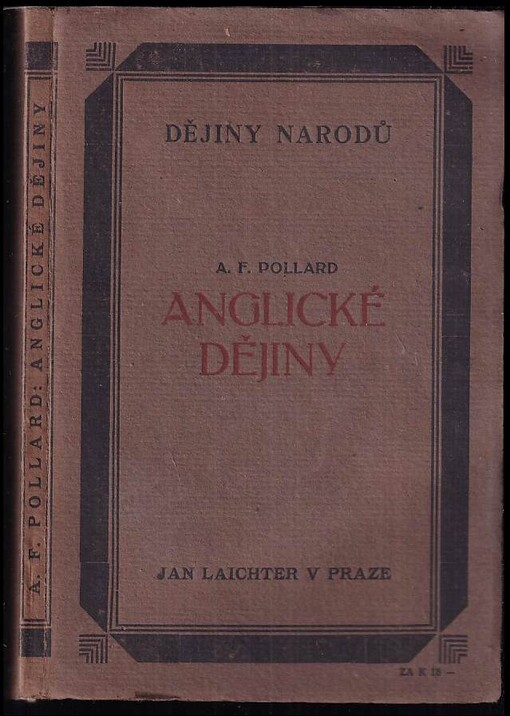 Anglické dějiny :studie o vývoji politickém