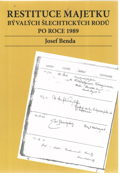 Restituce majetku bývalých šlechtických rodů po roce 1989