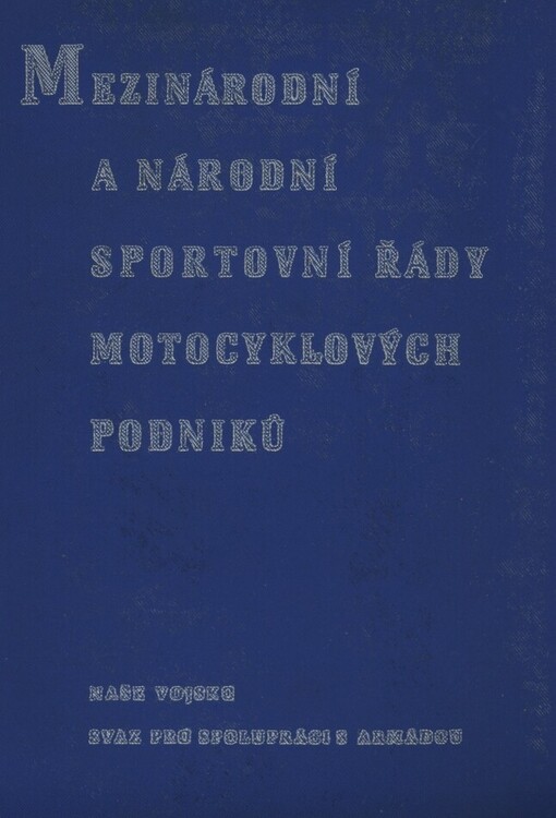 Mezinárodní a národní sportovní řády motocyklových podniků