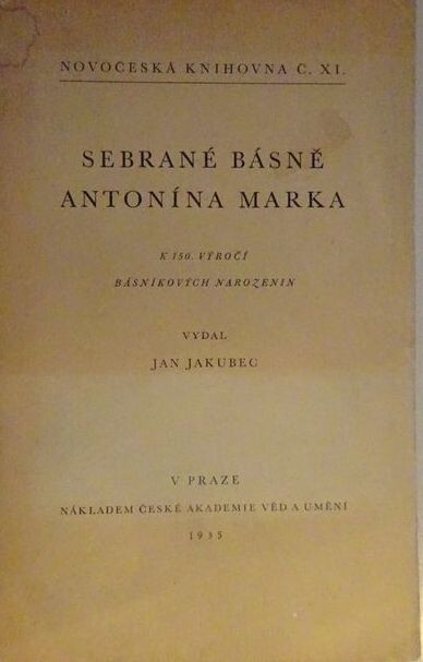 Sebrané básně Antonína Marka