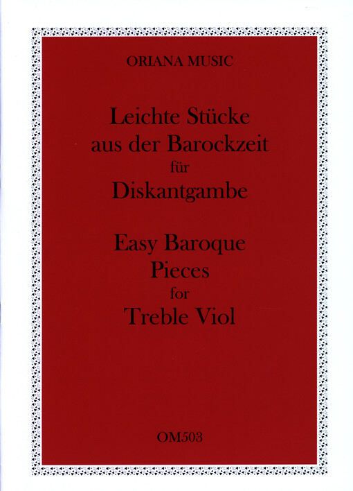 Leichte Stücke aus der Barockzeit für Diskantgambe