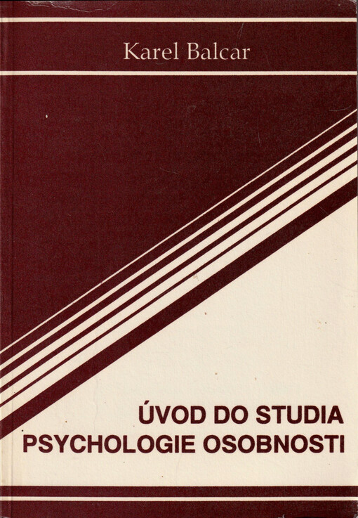 Úvod do studia psychologie osobnosti