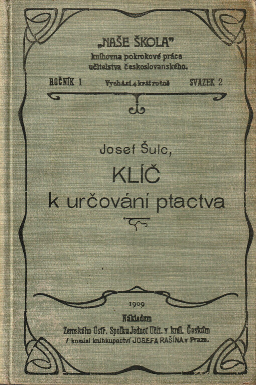 Klíč k určování ptactva Čech, Moravy a Slezska