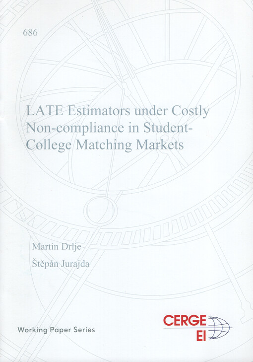 LATE estimators under costly non-compliance in student-college matching markets