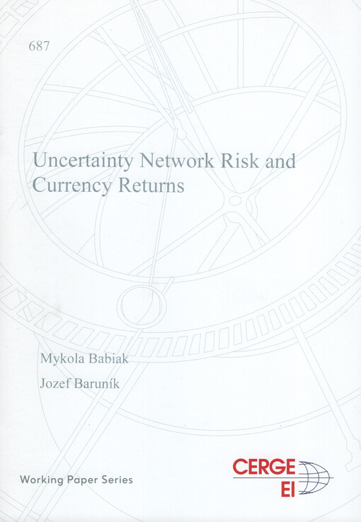 Uncertainty network risk and currency returns