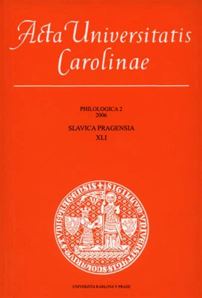 Acta Universitatis Carolinae. Philologica. Slavica Pragensia