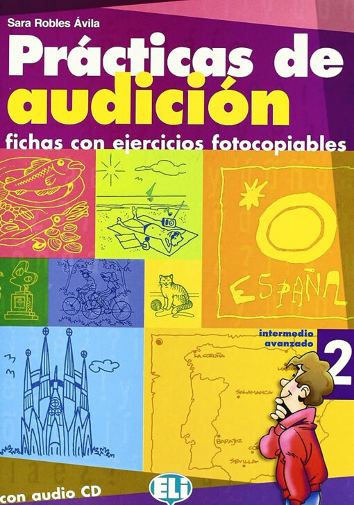 Prácticas de audición :fichas con ejercicios fotocopiables.2,Intermedio avanzado