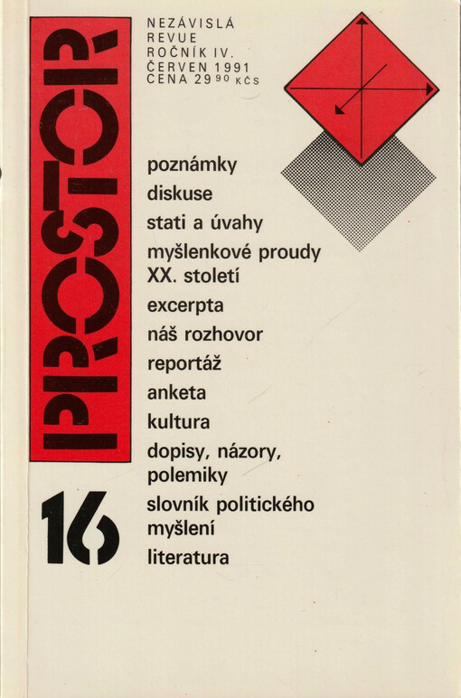 Prostor : nezávislý časopis