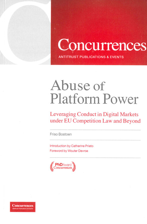Abuse of platform power : leveraging conduct in digital markets under EU competition law and beyond