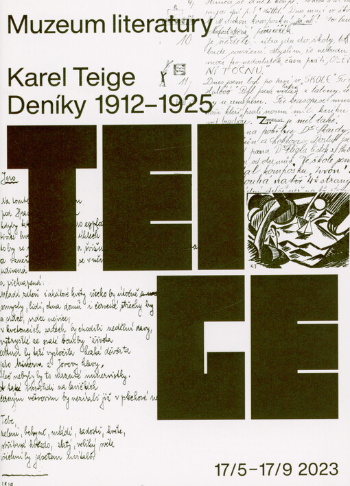 Karel Teige : deníky 1912-1925 : 17.5.-17.9.2023, Muzeum literatury, malá galerie