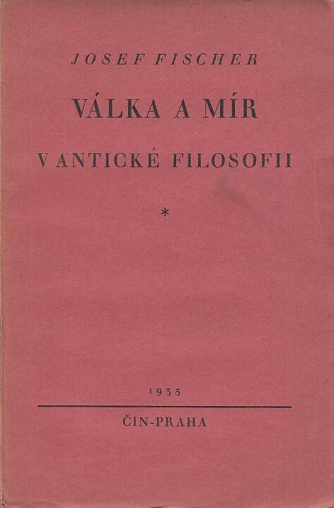 Válka a mír v antické filosofii