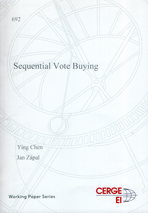 Sequential vote buying