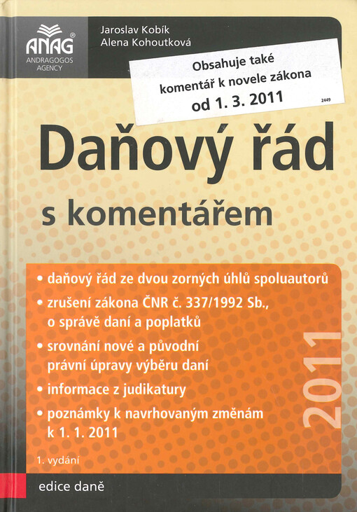 Daňový řád s komentářem