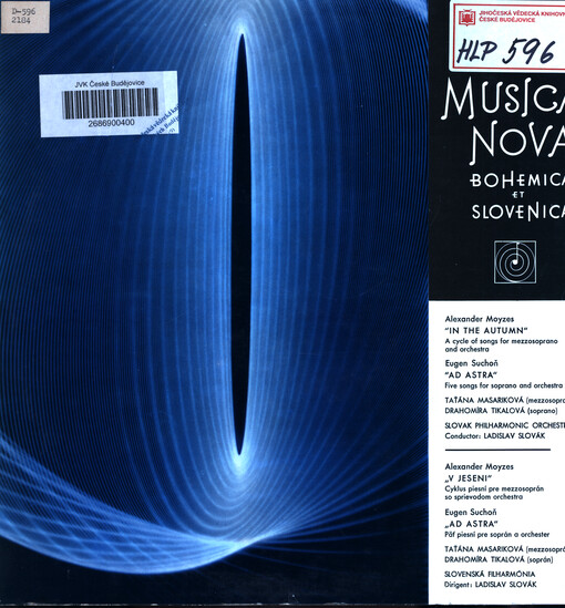 V jeseni cyklus piesní pre mezzosoprán a orchester na básne J. Kostru