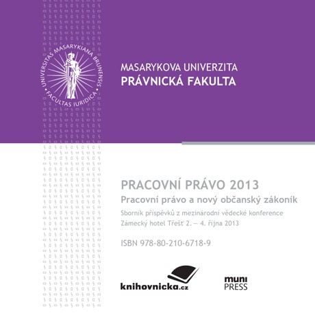 Pracovní právo 2013