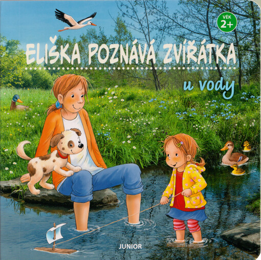 Eliška poznává zvířátka. U vody