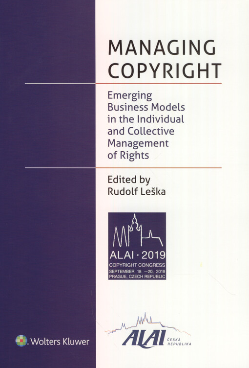 Managing copyright : emerging business models in the individual and collective management of rights