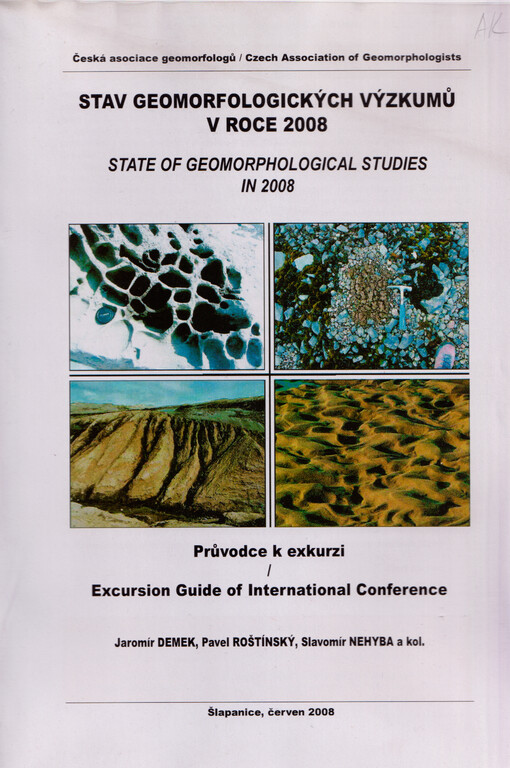 Stav geomorfologických výzkumů v roce 2008 : geomorfologický sborník 7 : sborník abstraktů