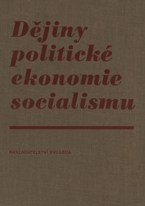 Dějiny politické ekonomie socialismu