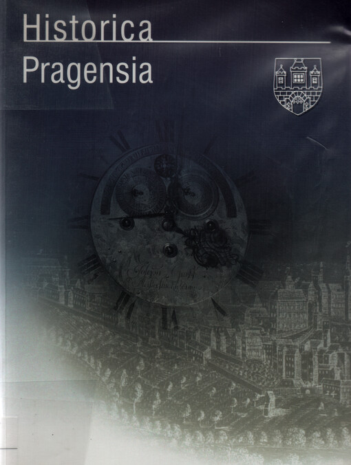 Historica Pragensia : historický sborník Muzea hlavního města Prahy. 1-2003