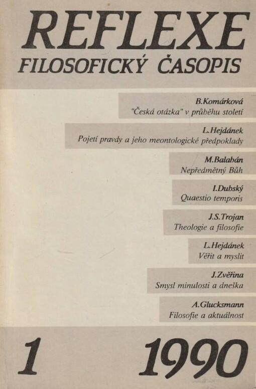Reflexe : filosofický časopis