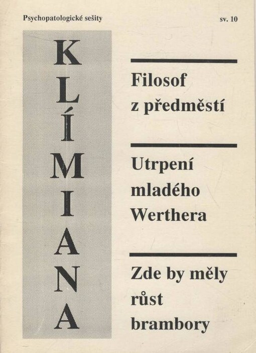 Klímiana: sborník textů připisovaných Ladislavu Klímovi