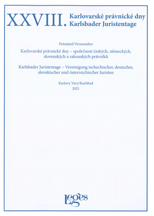 XXVIII. Karlovarské právnické dny