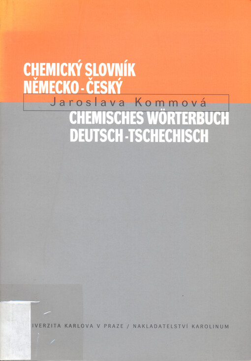 Chemický slovník německo-český