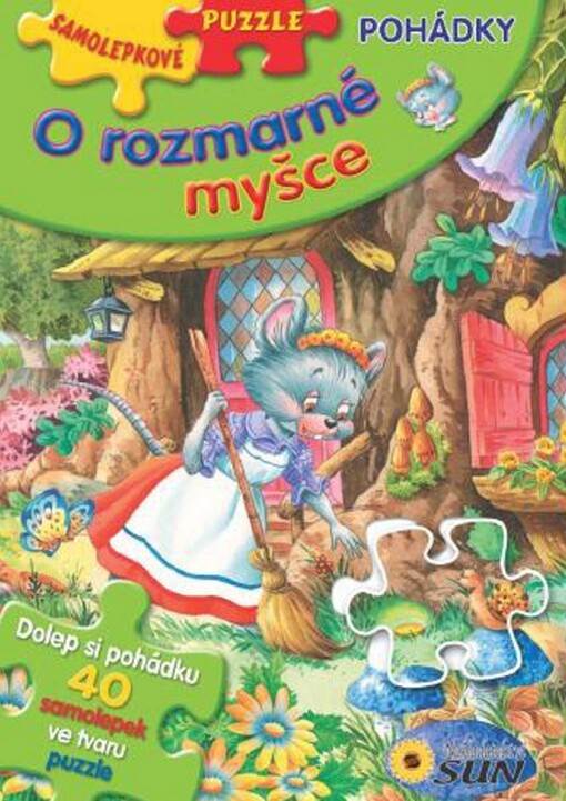 O rozmarné myšce :samolepkové puzzle pohádky
