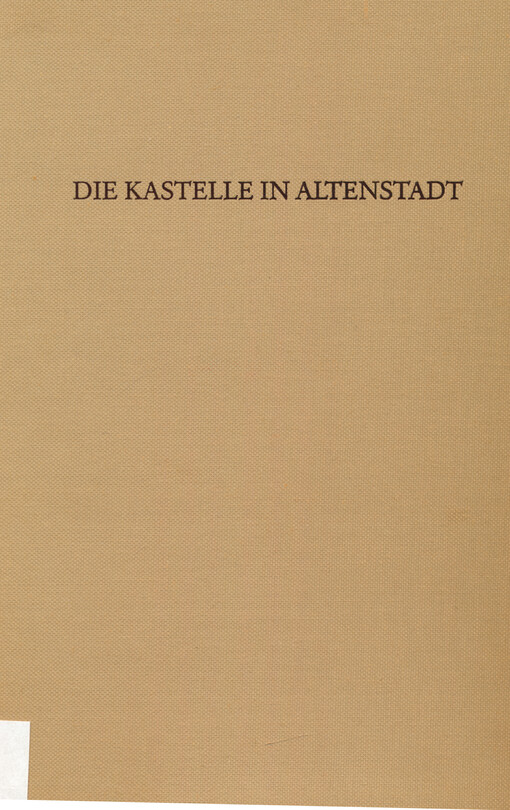 Die Kastelle in Altenstadt