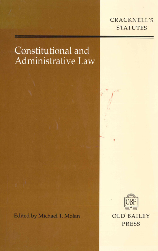 Constitutional and administrative law