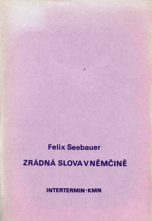 Zrádná slova v němčině