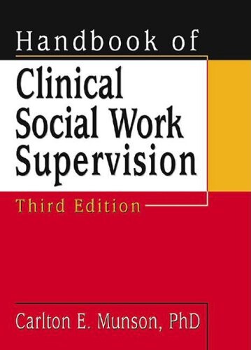 Handbook of clinical social work supervision