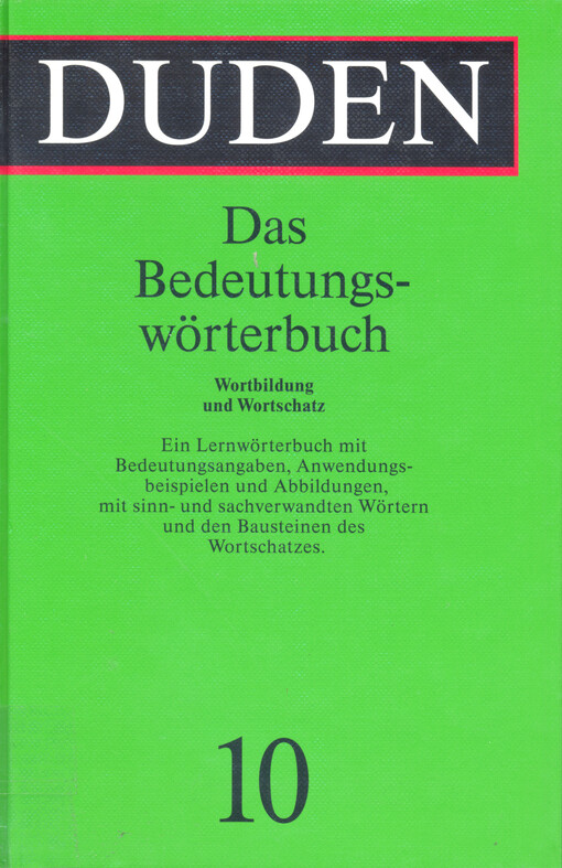 Bedeutungswörterbuch