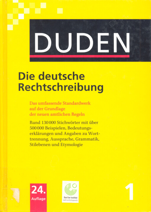 Duden, Die deutsche Rechtschreibung