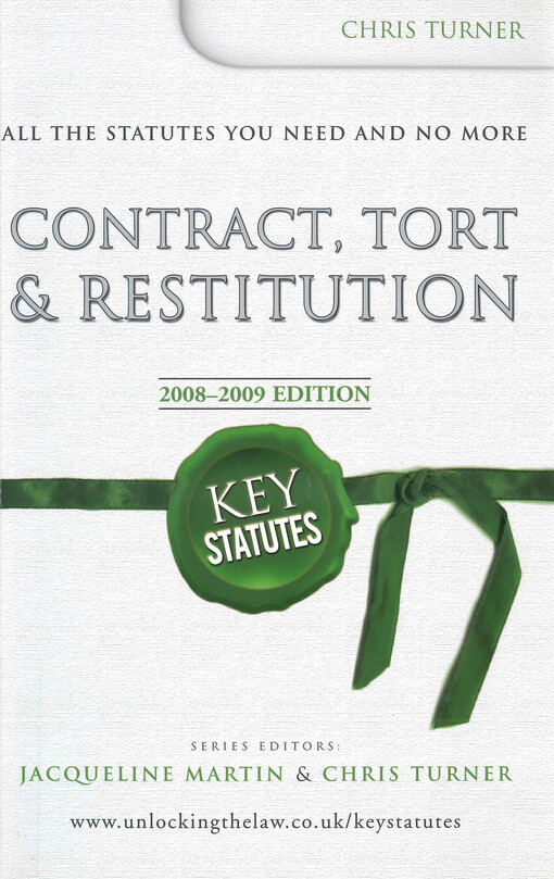 Contract, tort and restitution