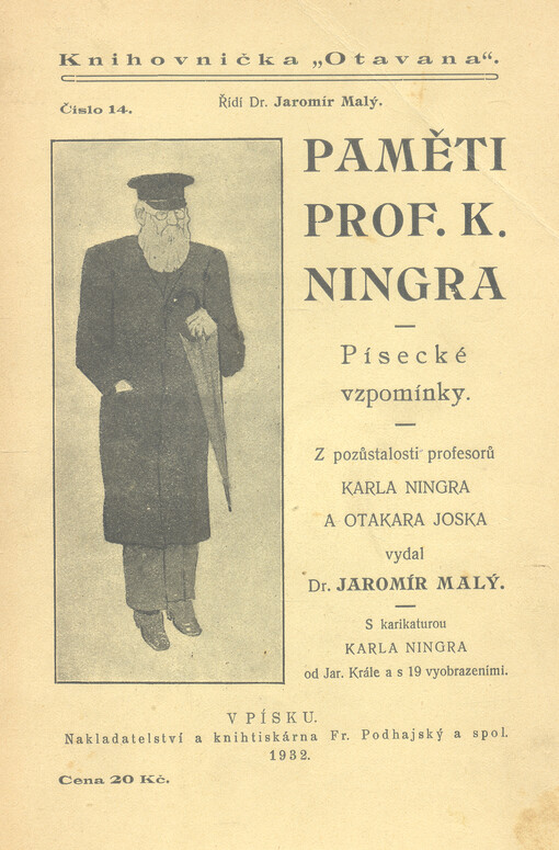 Paměti prof. Karla Ningra : písecké vzpomínky