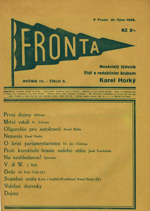  3 (31. října 1929)