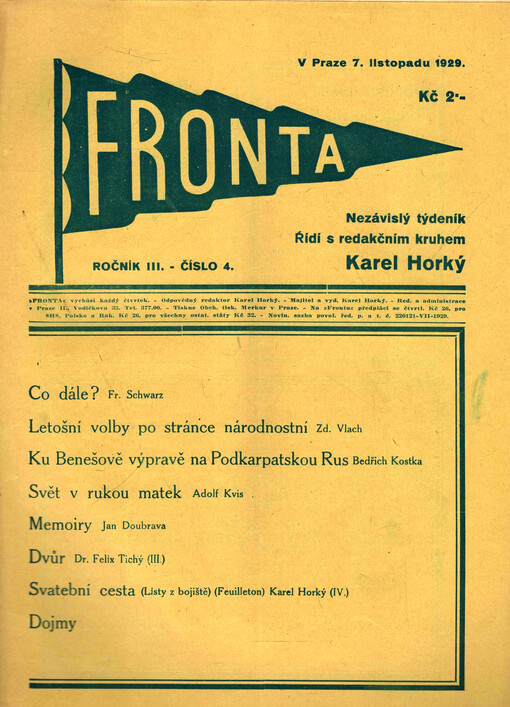  4 (7. listopadu 1929)