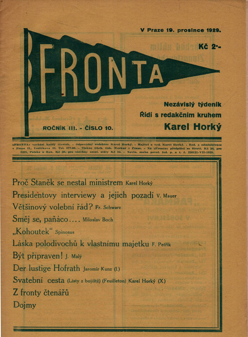  10 (19. prosince 1929)