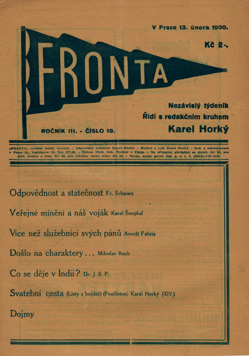  18 (13. února 1930)