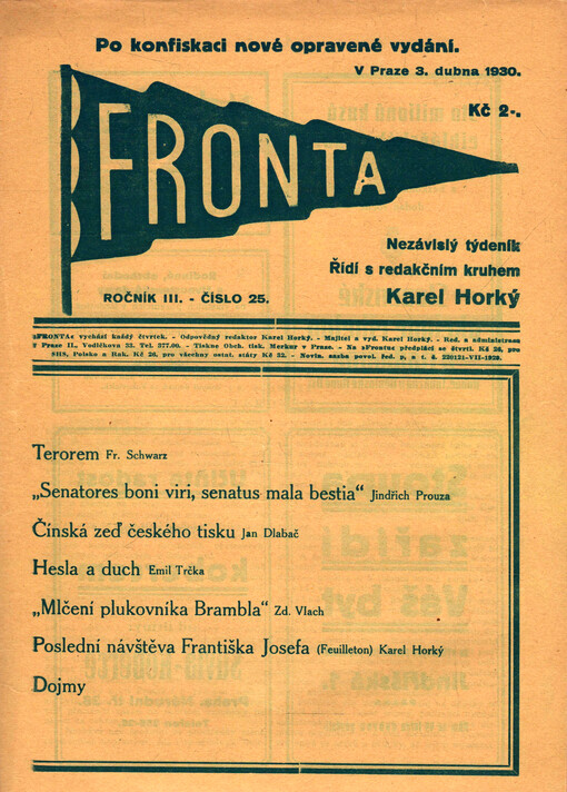  25 (3. dubna 1930)