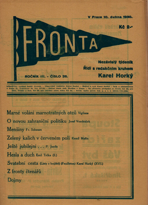  26 (10. dubna 1930)