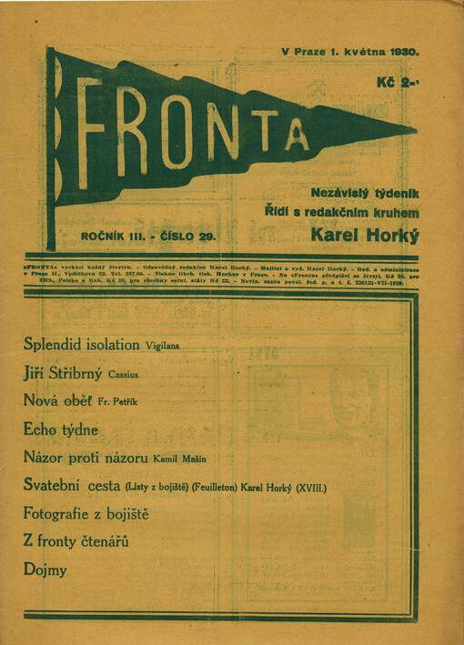  29 (1. května 1930)